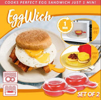 Thumbnail for EggWich Microwave Egg Cooker - thedealzninja