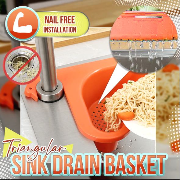 Triangular Sink Drain Basket - thedealzninja