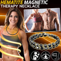 Thumbnail for Hematite Magnetic Therapy Necklace - thedealzninja