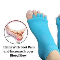 Thumbnail for Yoga Sports Foot Alignment Socks - thedealzninja