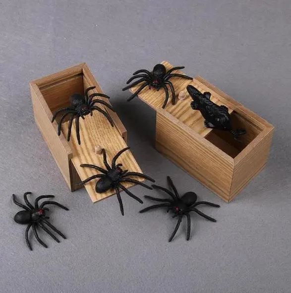 💥HALLOWEEN SPECIAL 💥Super Funny Crazy Prank Gift Box Spider - thedealzninja