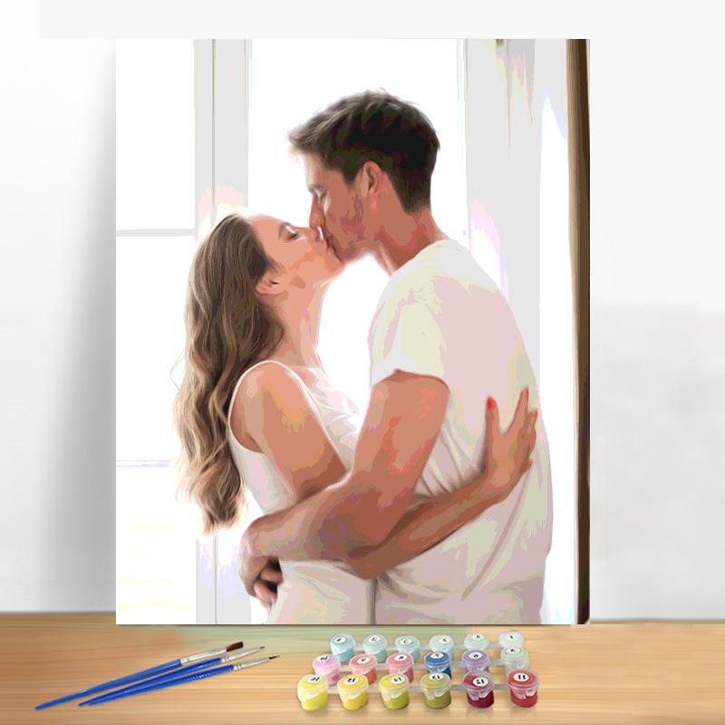 Customized paint by numbers kit - Oil Painting Portraits From Photos - thedealzninja