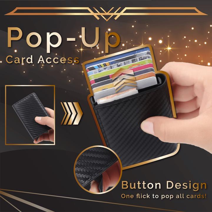 RFID Ultra Slim Pop-Up Wallet - thedealzninja