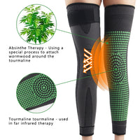 Thumbnail for Tourmaline Acupressure Self-heating Shaping Knee Sleeve - thedealzninja