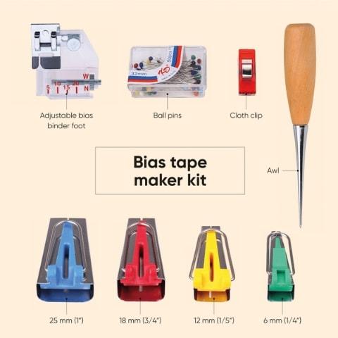 Bias Tape Maker Kit - thedealzninja