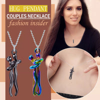 Thumbnail for Hug Necklace- The Tale of Two Lovers Necklace - thedealzninja