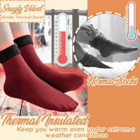 Thumbnail for Snugly Velvet Winter Thermal Socks - thedealzninja