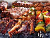 Thumbnail for Non-Stick BBQ Grill Mesh Mat - thedealzninja