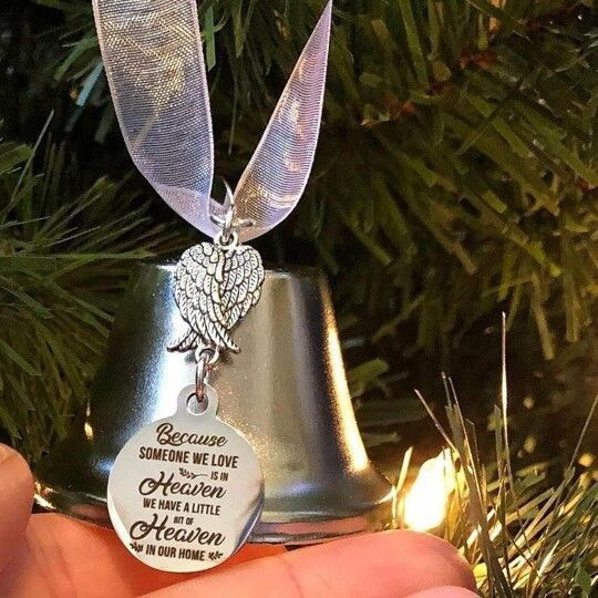Christmas Ornaments Angle Wings Bell-Memorial Christmas Gift - thedealzninja