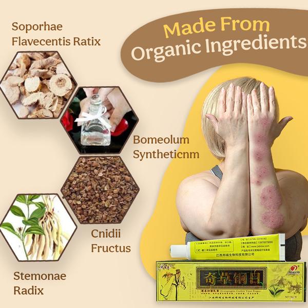 Organic Eczema Herbal Healing Cream - thedealzninja