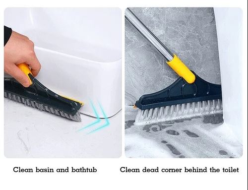 2 in 1 Floor Scrub Brush with Long Handle - thedealzninja