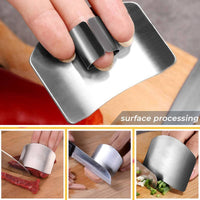 Thumbnail for Stainless Finger Guard For Cutting - thedealzninja