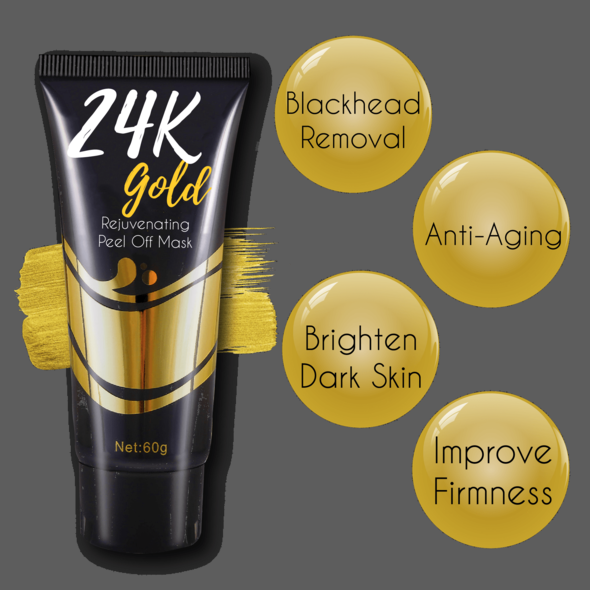 24K Gold Rejuvenating Peel Off Mask - thedealzninja