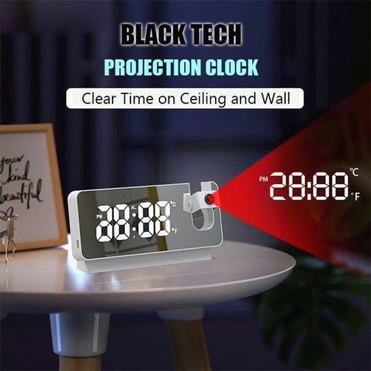 Smart Digital Projection Clock - thedealzninja