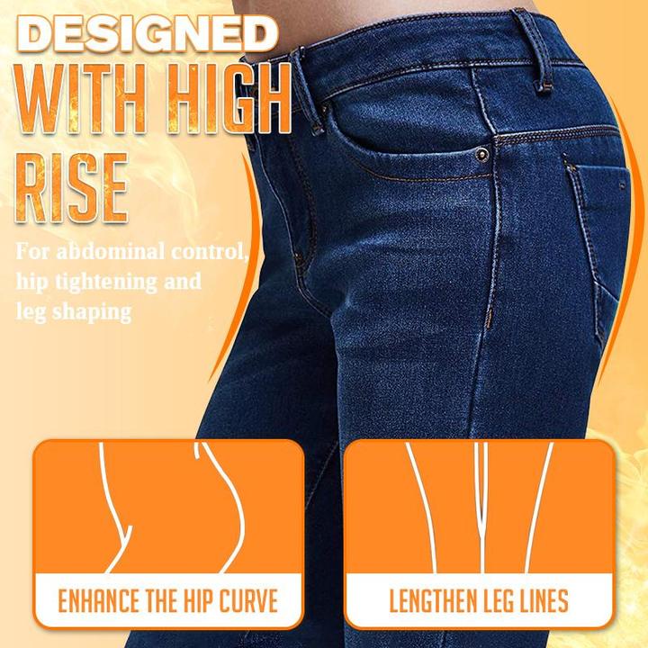 Christmas special 50% OFF Warm Jeans Thick Plush Lined - thedealzninja
