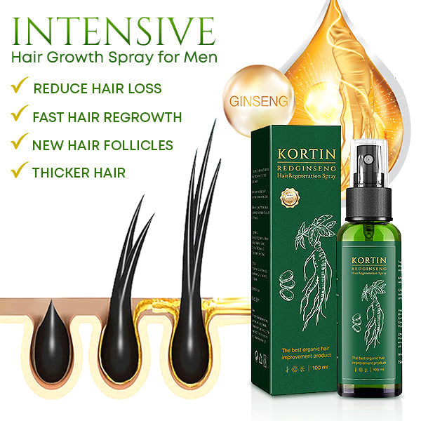 KORTIN Red Ginseng Hair Regeneration Spray - thedealzninja