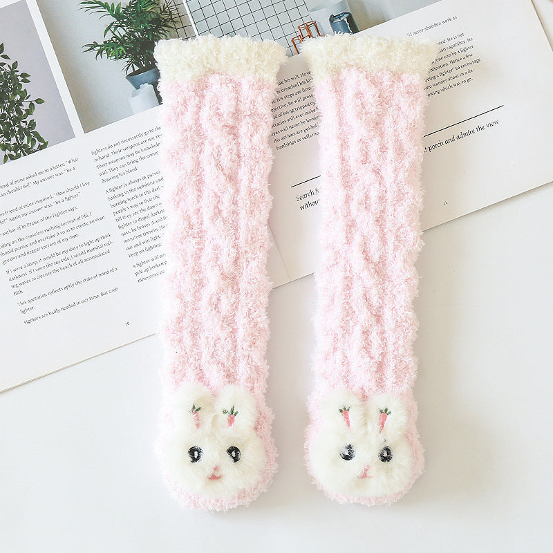 3D Baby Winter Fluffy Fuzzy Slipper Socks – thedealzninja