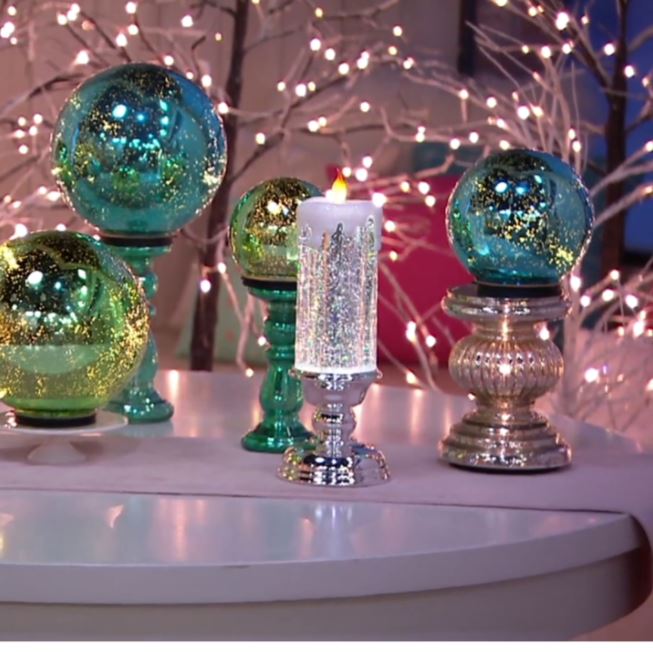Colour Changing LED Water Candle With Glitter - thedealzninja