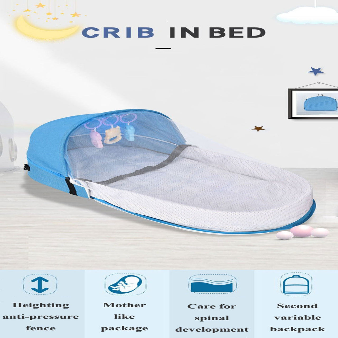 Multi-Function Portable Baby Carry Bed - thedealzninja