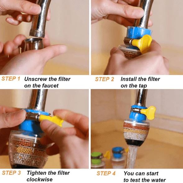 Carbon Water Filter Faucet - thedealzninja