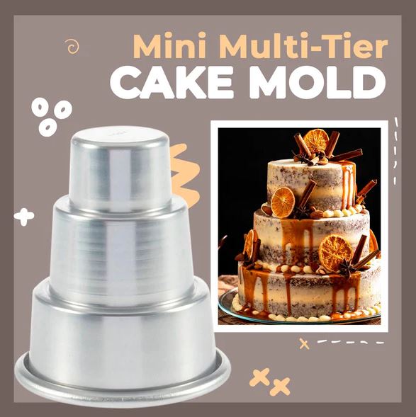 Mini Multi-Tier Cake Mold - thedealzninja