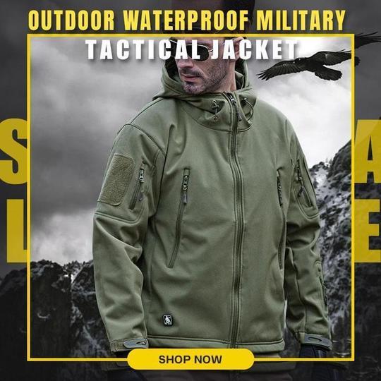 Outdoor Waterproof Military Tactical Jacket - thedealzninja