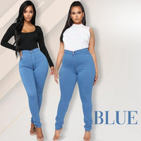 Thumbnail for High Waist Tummy Booty Slimming Butt Lift Plus-Size Denim Jeans - thedealzninja
