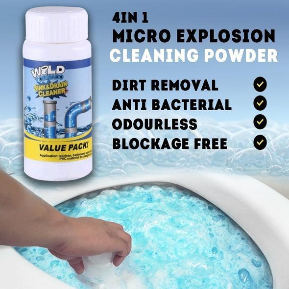 Powerful Sink & Drain Cleansing Powder - thedealzninja