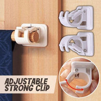 Thumbnail for Nail-free Adjustable Rod Bracket Holders - thedealzninja
