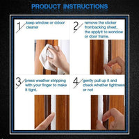 Thumbnail for Weather Stripping Door Seal Strip - thedealzninja