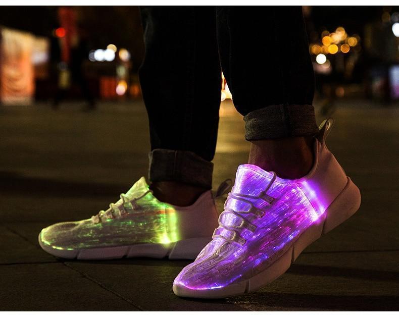 Luminous Light Up Shoes - LED Glowing Light Up Sneakers For Kids & Adults - thedealzninja