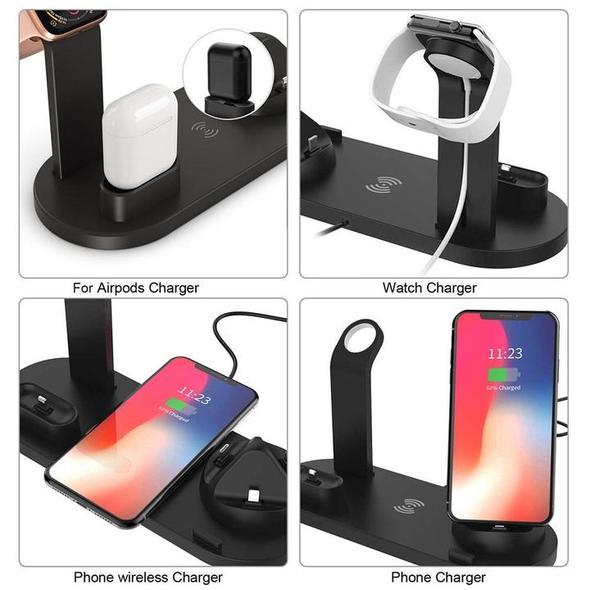 4-in-1 Wireless Charging Dock Station - thedealzninja