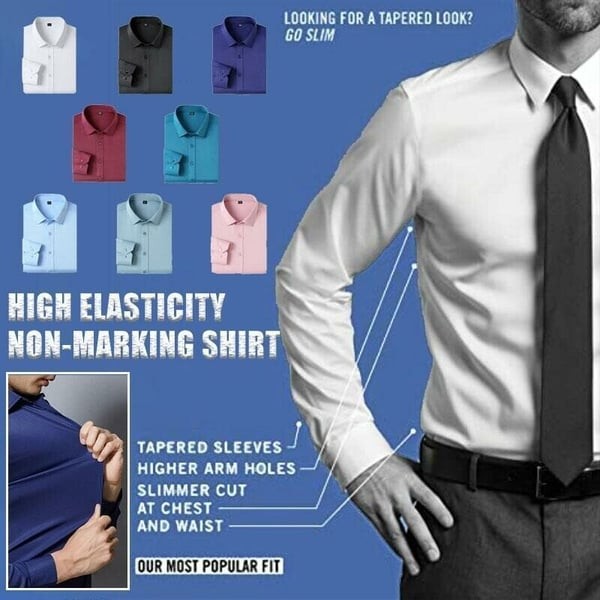 Stretch Non-Iron Anti-Wrinkle Shirt – thedealzninja