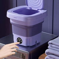 Thumbnail for Portable and Foldable Mini Washing Machine