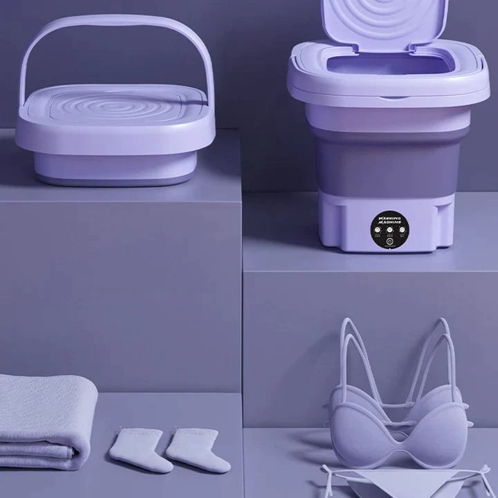 Portable and Foldable Mini Washing Machine - thedealzninja