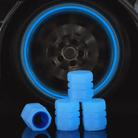 Thumbnail for Universal Fluorescent Tire Valve Caps (4 PCS/Set) - thedealzninja
