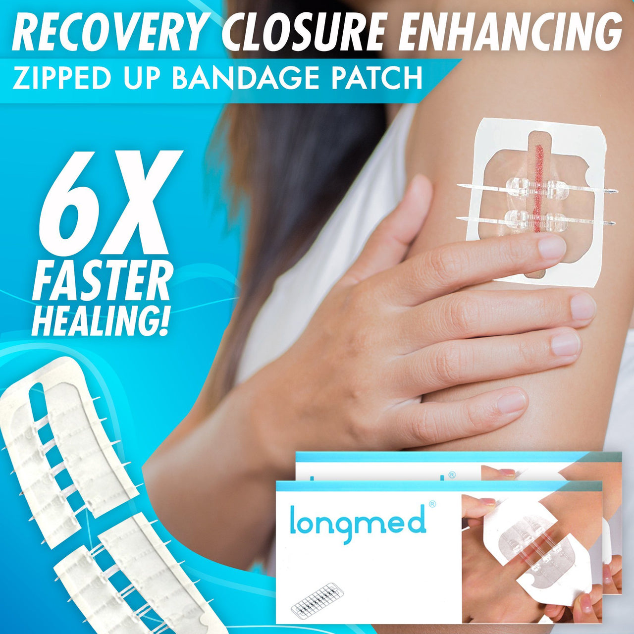 Recovery Closure Enhancing Zipped Up Bandage Patch - thedealzninja