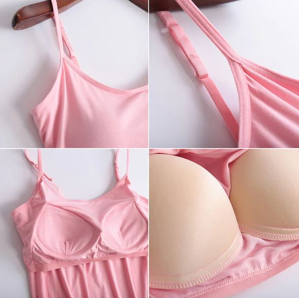 Tank With Built-In Bra - thedealzninja
