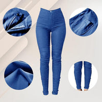 Thumbnail for High Waist Tummy Booty Slimming Butt Lift Plus-Size Denim Jeans - thedealzninja