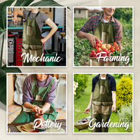 Thumbnail for Gardening Multi Pockets Leg Protect Apron - thedealzninja
