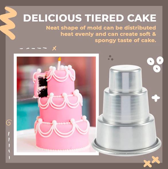 Mini Multi-Tier Cake Mold - thedealzninja