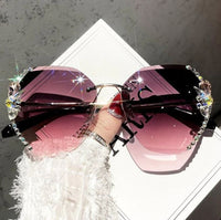 Thumbnail for 2022 Woman Rimless Diamond Sunglasses - thedealzninja