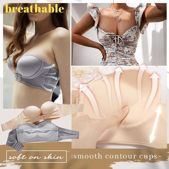 StayUp™ Strapless Front Buckle Lift Bra - thedealzninja