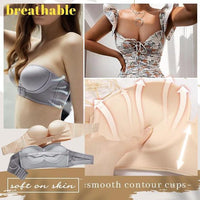 Thumbnail for StayUp™ Strapless Front Buckle Lift Bra - thedealzninja