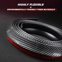 Thumbnail for Universal Carbon Fiber Front Bumper Lip Strip - thedealzninja