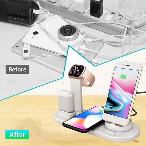 4-in-1 Wireless Charging Dock Station - thedealzninja
