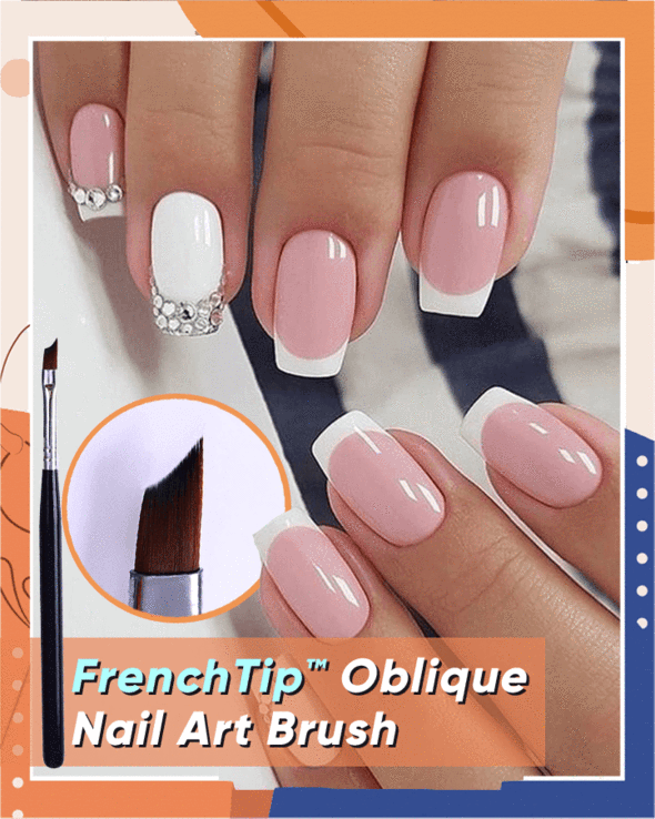 FrenchTip™ Oblique Nail Brush - thedealzninja