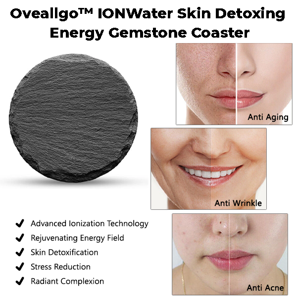 Oveallgo™ FRESH IONWater Skin Detoxing Energy Gemstone Coaster - thedealzninja