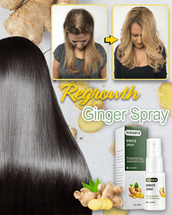 GingerGrowth Anti-Hair Loss Spray - thedealzninja