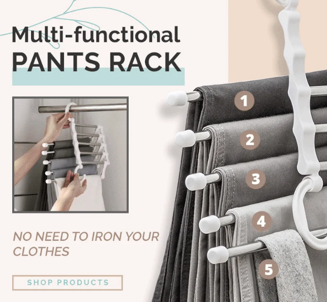 Multi-functional Pants Rack - thedealzninja
